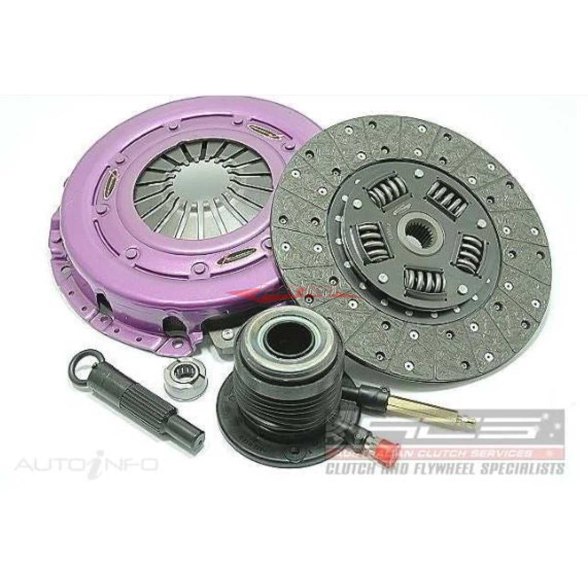 Xtreme, Xtreme Heavy Duty Organic Clutch With Concentric Slave Fits Ford Falcon XR6 Turbo (BA-BF)